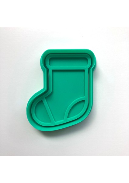 Klasik Yılbaşı Çorabı Kurabiye Kalıbı | Detaylı Hamur Damgası | Yeni Yıl Partisi Ikramlığı fiyatları