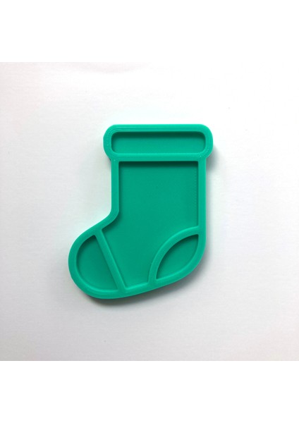 Klasik Yılbaşı Çorabı Kurabiye Kalıbı | Detaylı Hamur Damgası | Yeni Yıl Partisi Ikramlığı indirimleri