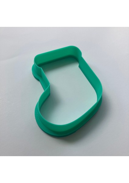 Klasik Yılbaşı Çorabı Kurabiye Kalıbı | Detaylı Hamur Damgası | Yeni Yıl Partisi Ikramlığı