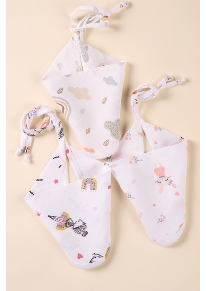 3'lü Mama Önlüğü %100 Pamuk