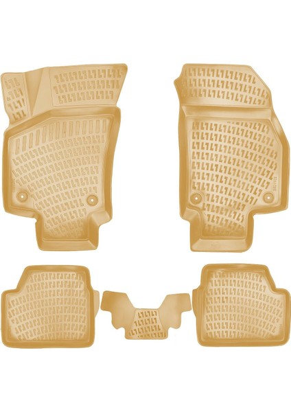 Rizline Opel Astra G 1998-2004 Ile Uyumlu 3D Havuzlu Paspas Bej
