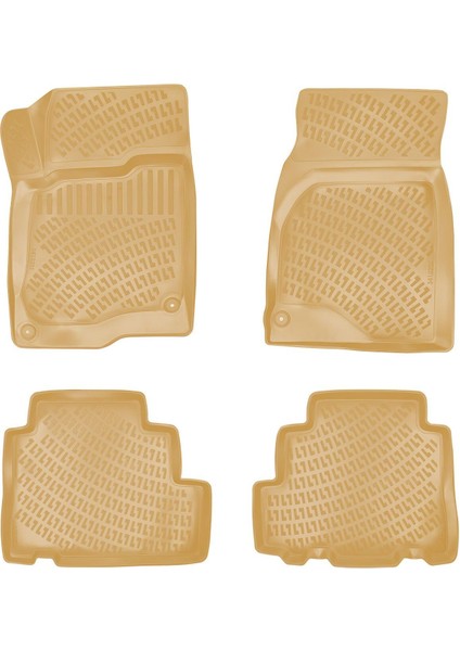Rizline Opel Antara 2006 Sonrası Ile Uyumlu 3D Havuzlu Paspas Bej
