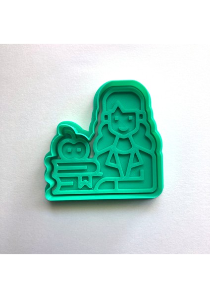 Öğretmenler Günü Temalı Kurabiye Kalıbı ve Damga Seti, Gıda Uyumlu, Mutfak Dekorasyon modelleri