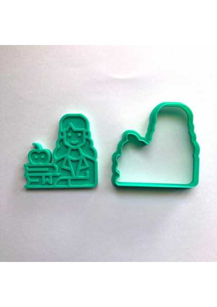 Öğretmenler Günü Temalı Kurabiye Kalıbı ve Damga Seti, Gıda Uyumlu, Mutfak Dekorasyon fırsatları