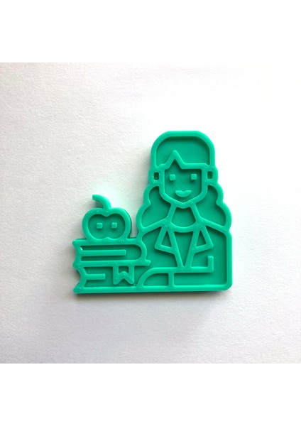 Öğretmenler Günü Temalı Kurabiye Kalıbı ve Damga Seti, Gıda Uyumlu, Mutfak Dekorasyon indirimleri