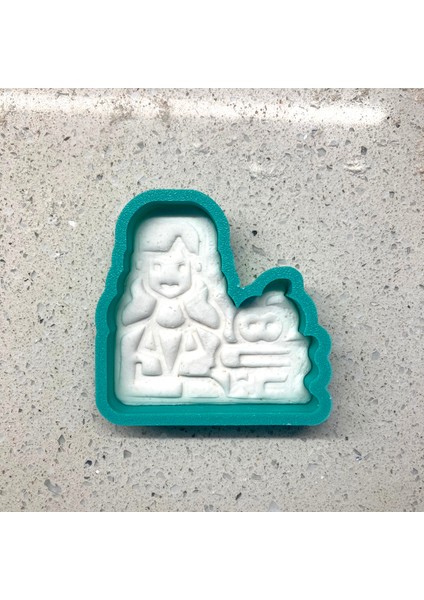 Öğretmenler Günü Temalı Kurabiye Kalıbı ve Damga Seti, Gıda Uyumlu, Mutfak Dekorasyon