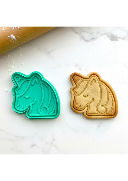 Efsanevi Tekboynuz (Unicorn) Kurabiye Kalıbı | Çocuk Doğum Günü ve Konsept Partiler
