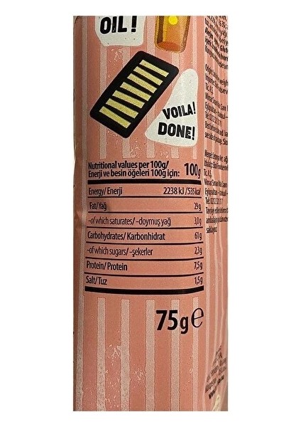 Yengeç Aromalı Patates Cipsi 75 G (2 Adet) indirimleri
