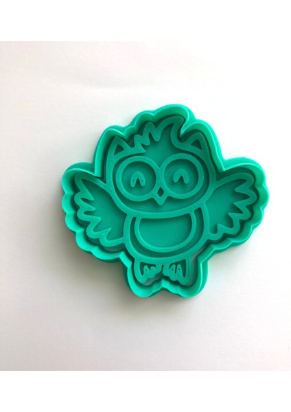 Sevimli Baykuş Kurabiye Kalıbı ve Damga Seti | Mezuniyet, Baby Shower ve Öğretmen Hediyesi fiyatları