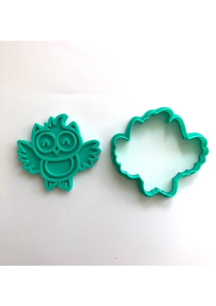 Sevimli Baykuş Kurabiye Kalıbı ve Damga Seti | Mezuniyet, Baby Shower ve Öğretmen Hediyesi modelleri