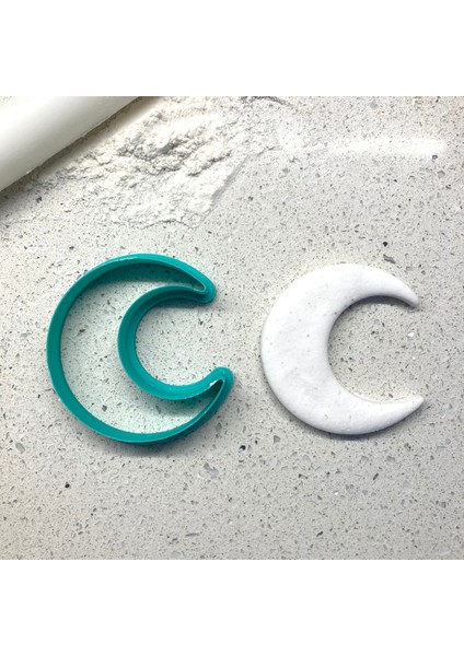 Hilal Şeklinde Kurabiye Kalıbı - Yıldız Kalıbı ile Ay-Yıldız Seti Oluşturun - Kil ve Seramik Uyumlu fiyatları