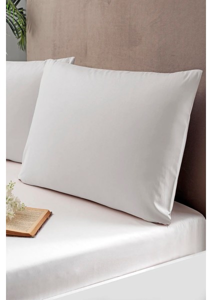 2'li Yastık Kılıfı Krem