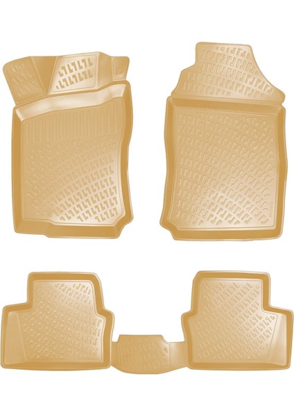 Rizline Opel Vectra A 1988-1995 Ile Uyumlu 3D Havuzlu Paspas Bej