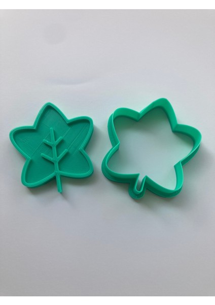 Akçaağaç Yaprağı Kurabiye Kalıbı, Gıda Uyumlu, Sonbahar Temalı, Damarlı Yaprak, Hamur Şekillendirici modelleri