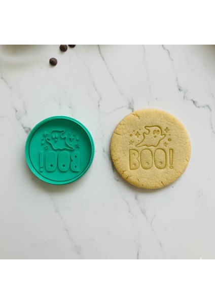 Halloween 4'lü Kurabiye Kalıbı Seti, Jack Skellington, Çığlık, Boo ve Şeker Desenli Şekillendirici indirimleri