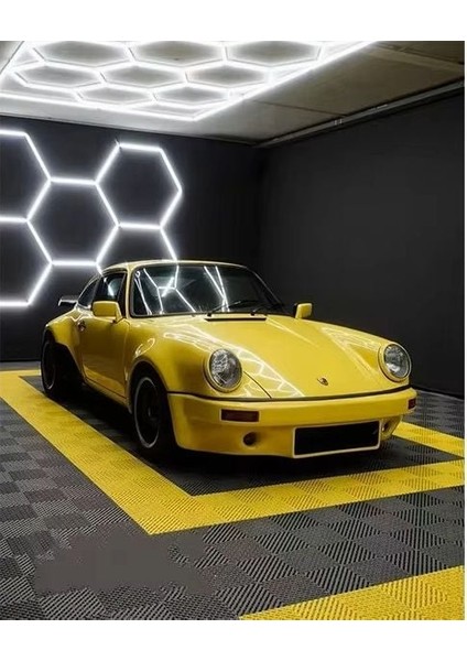 CT-9082 Anzer 240W LED Lineer Hexagon Showroom Armatür Beyaz Işık 6400K Dekoratif Tavan Aydınlatma modelleri