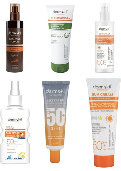 50+ Spf Güneş 6’lı Süper Avantaj Set