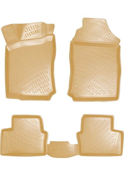 Rizline Opel Vectra B 1995-2002 Ile Uyumlu 3D Havuzlu Paspas Bej