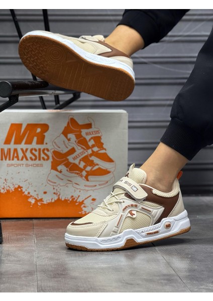 Çocuk Spor Ayakkabı Kutulu Baskılı Cırtlı Hafif