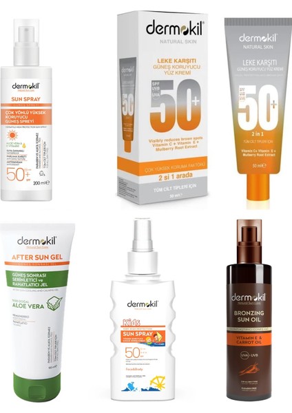 50+ Spf Güneş 5’li Süper Avantaj Set