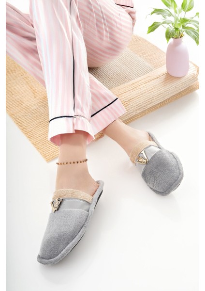 Kadın Ev Terliği Peluş Yıkanabilir Içi Yünlü Kürklü Terlik Misafir Çeyiz Bohça Gelin Terliği fırsatları