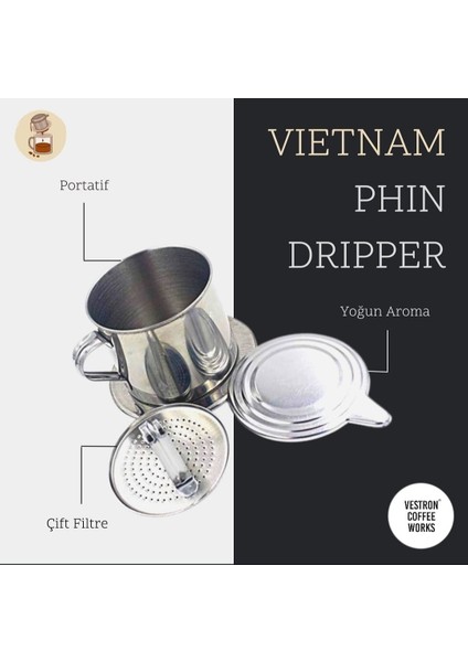 Vietnam Kahve Filtresi - Vietnameese Phin Dripper