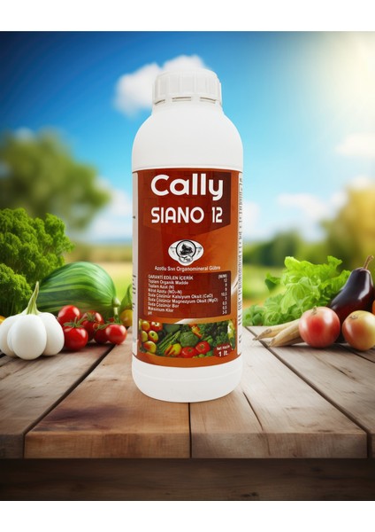 CALLY SİANO 12 ORGANİK ŞELATLI % 10 KALSİYUM %3 MAGNEZYUM %0,5 BOR