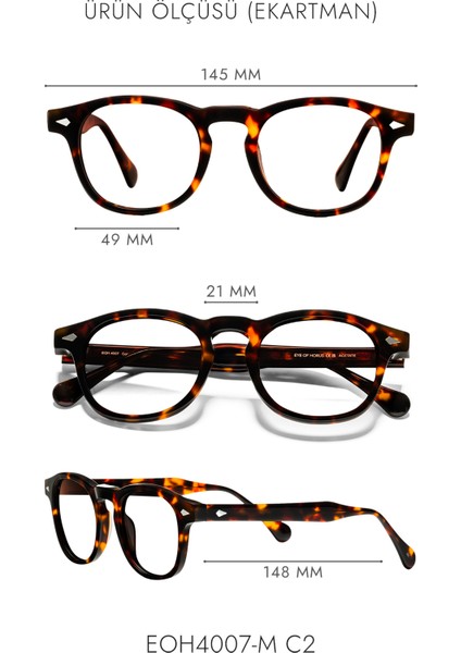 EOH4007-M C2 Leopar Mavi Işık Koruyucu Ekran Gözlüğü