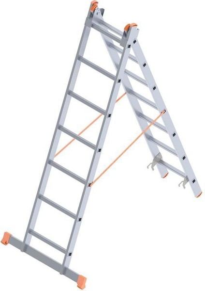 Saraylı 2x7 A Tipi Sürgülü Merdiven 3,86 Metre