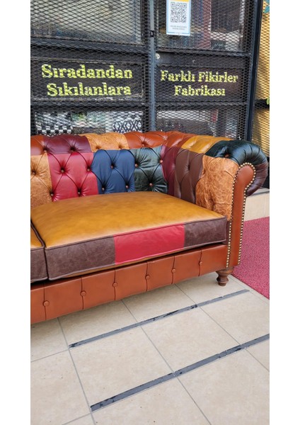 Hakiki Deri Atlas Chesterfield modelleri