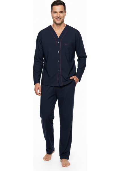 Erkek Pijama Takımı %100 Ipek Kumaş Klasik Model Cepli Rahat Tam Kalıp fiyatları