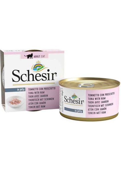 Ton Balıklı ve Jambonlu Jöleli Kedi Konservesi 85GR