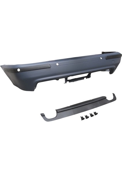 Bmw 5 Seri E39 96/00 Arka Tampon Astarlı (Sen.yuvalı/karlıklı/bantlı)(Çi̇ft Egz D./çek.kapaklı )M5 fırsatları
