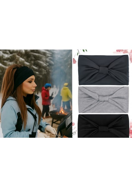 3'lü Yoga Saç Bandı Seti