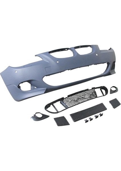 Bmw 5 Seri E60 04/07 Ön Tampon (Izgaralı//plaka Plast.)Sen.deli̇kli̇ 24MM/F.YIK.LI) (Mtech) Astarl fiyatları