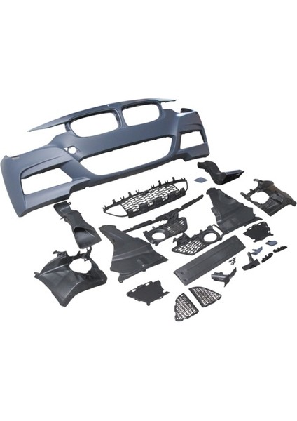 Bmw 3 Seri F30 12/18 Ön Tampon Komple (Izgaralı/plaka Plasti̇kli̇) (F.yık.lı) (Mtech/lcı) modelleri