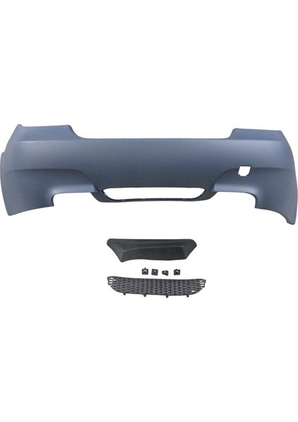 Bmw 5 Seri E60 04/10 Arka Tampon Astarlı (Sensör Yuvalı) (Izgaralı) M5/lcı)