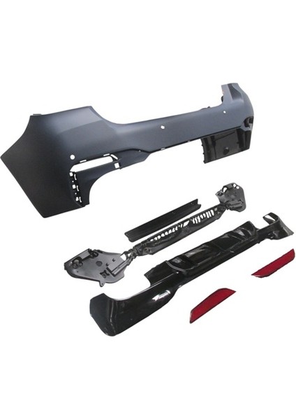 Bmw 5 Seri G30 20/22 Arka Tampon Astarlı(Karlıklıreflektörlübraketli̇çeki̇ Kapaklısensörlü)(M5) indirimleri