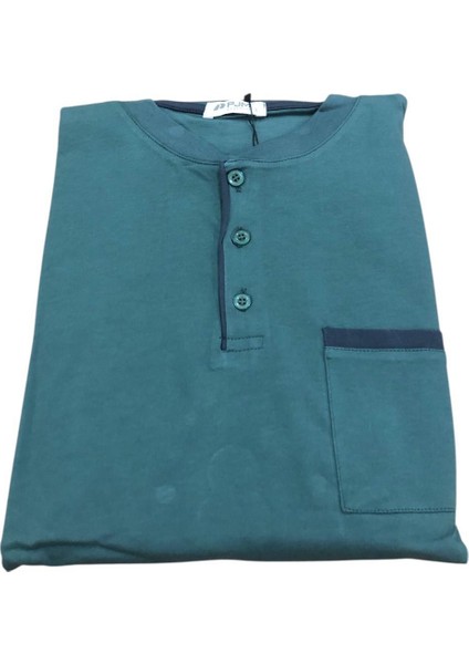 Pijamoni Erkek %100 Pamuk Penye Mevsimlik Uzun Kollu Pijama Takımı 6842 fiyatları