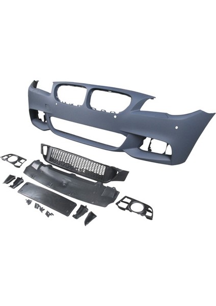 Bmw 5 Seri F10 13/16 Ön Tampon Astarl(Si̇s D.li̇/ızgralı/plaka Plasti̇k/far.yık.lı/sen.d.)Mtech/lcı modelleri