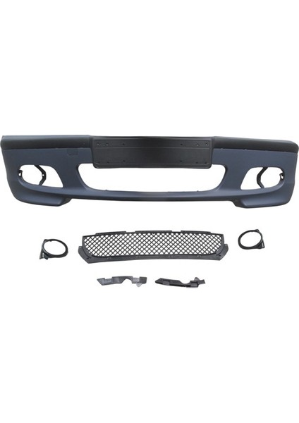 Bmw 3 Seri E46 Sd 98/05 Ön Tampon Astarlı (Si̇s Deli̇kli̇/bandlı/panjurlu) (Plaka Plasti̇kli̇) Mtech