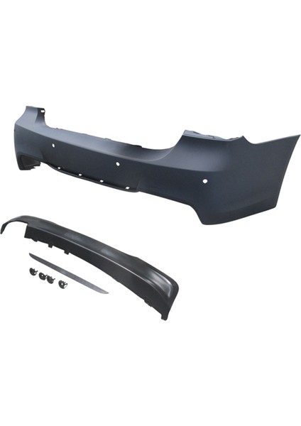 Bmw 3 Seri E90 05/11 Arka Tampon Astarlı (Sensör Deli̇kli̇/karlıklı/tek Egzoslu/çek.kapaklı) Mtech