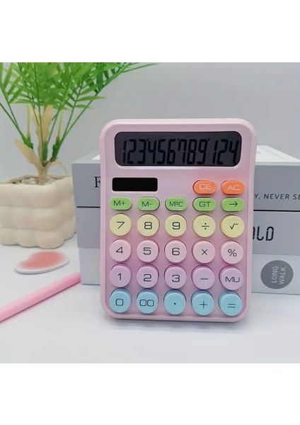 Pinterest Hesap Makinesi 12 Hazneli LCD Ekran Açılı Geniş Ekran,güneş Enerji ve Pilli Hesap Makinesi fırsatları