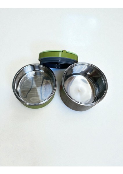 Çelik Yemek Termos Vakumlu Okul Iş Beslenme Kabı Yemek 2li Sefer Tası Sızdırmaz 1,5lt fırsatları