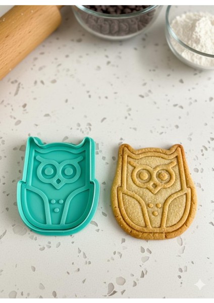Orman Hayvanları Kurabiye Kalıbı Seti, 5 Parça, Yeşil, Gıda Uyumlu Pla, Mutfak Hamur Şekillendirici indirimleri