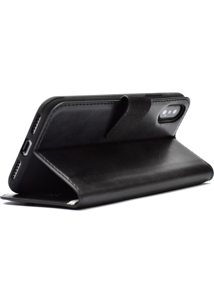 Redmi Note 14 Pro 4g Kılıf Lckc Kar Deluxe Kapaklı Kılıf - Siyah