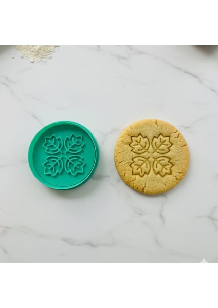 Sonbahar Kurabiye Kalıbı Seti, 4'lü Baykuş ve Yaprak Desenli, Gıda Uyumlu, Hamur Şekillendirici modelleri