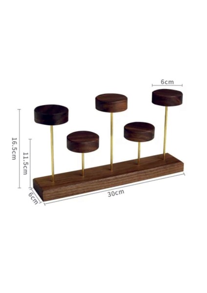 Yüzük Sergileme Standı, Teşhir Podyumu, 5 Katmanlı Takı Sergileme Standı fırsatları