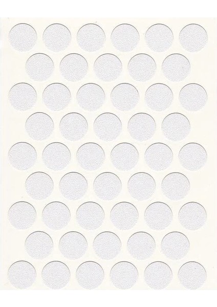 Yapışkanlı Vida Tapası (Beyaz) 10 mm