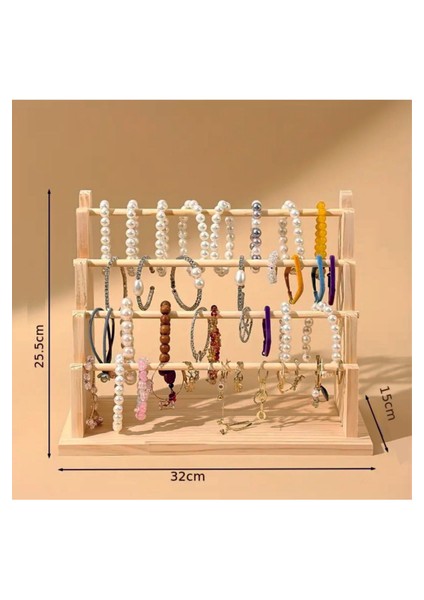 Ahşap Takı Standı Bileklik Bilezik Kolye Sergileme fiyatları